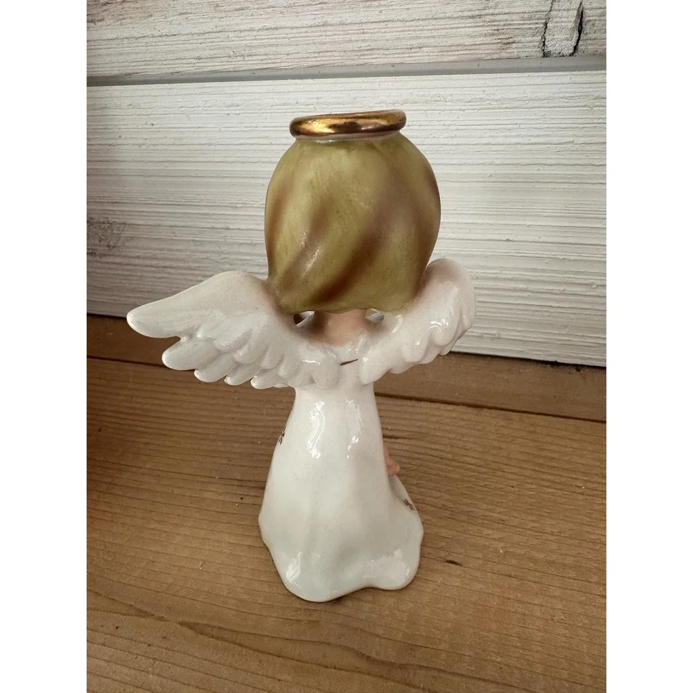 Vintage Napco Chore Angel washing dishes